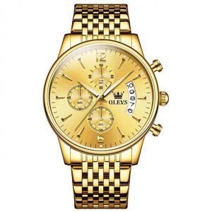 OLEVS 2867 Stainless Steel Chronograph Watch For Men